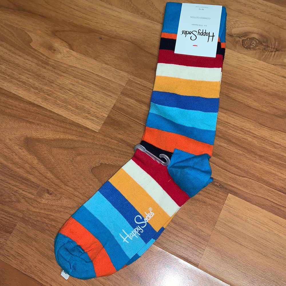 MEN’S NWT Happy Socks Combed Cotton Socks